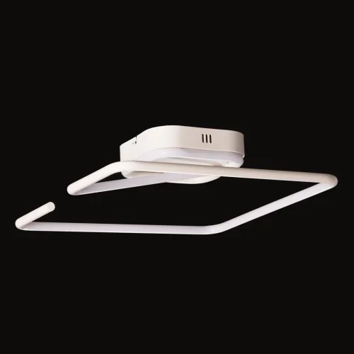 Светильник потолочный LED Аурих 108010301 DeMarkt белый 1 лампа, основание белое в стиле хай-тек  фото 5